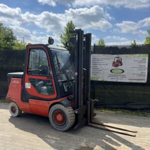 Linde E40P elektromos homlokvillás targonca