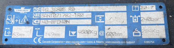 Toyota 40-8FD40N 4500kg diesel - SHT106 - Image 11